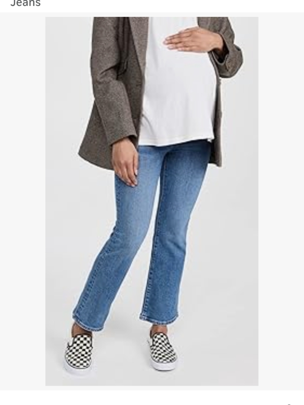 Madewell Maternity  Kick-Out Jeans in Light Blue
